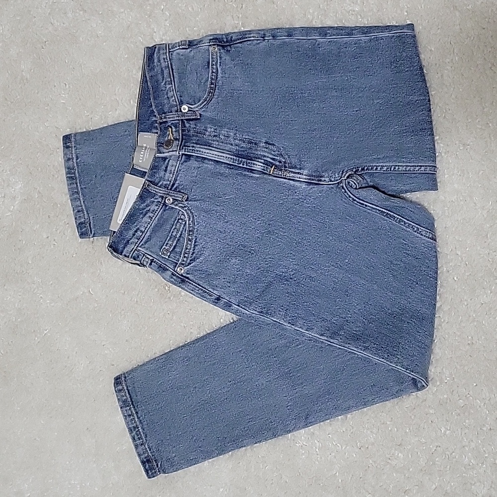 NWT Everlane The Original Cheeky Jean, straight fit, high rise, crop size 23